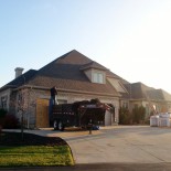 LEEGE GARAGE BEFORE, oasis, loveland, ohio, roof replacement, storm damage, hail damage, wind damage